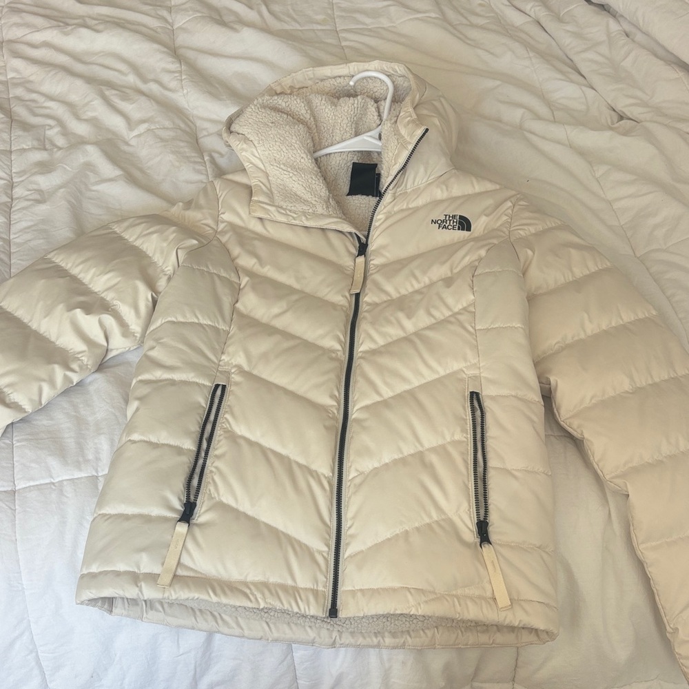 The North Face Beige Hooded Jacket